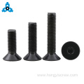 Hex socket black oxide countersunk machine screws